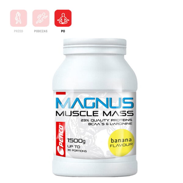 MAGNUS 1500g napój proteinowy na budowę masy mięśniowej dla sportowców
